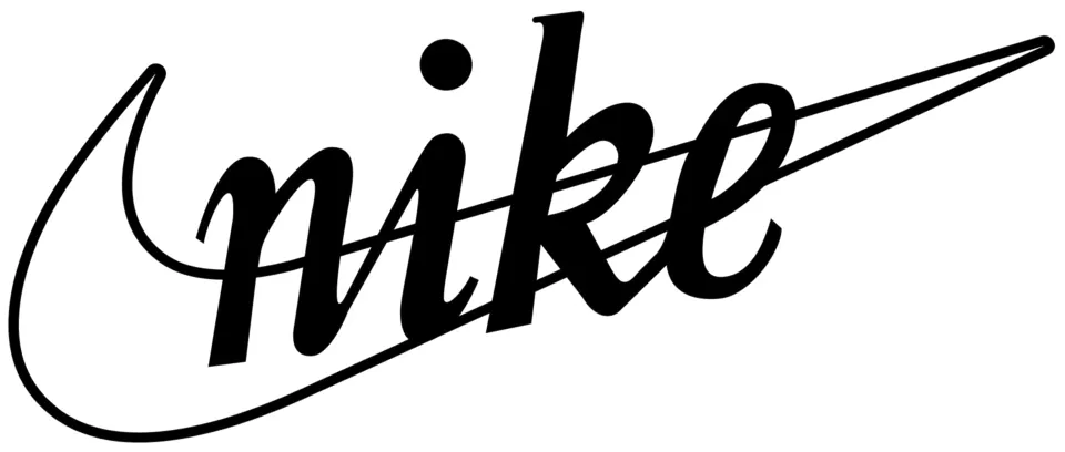 A curved, tick-shaped sports logo.