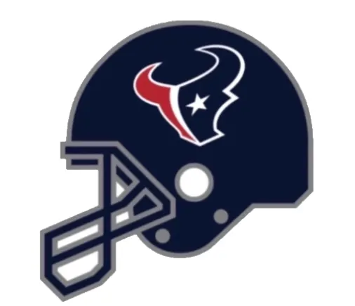 A drawing of a navy football helmet with a logo on the side.