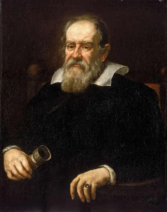 A painted portrait of an elderly man with a beard in dark robes.